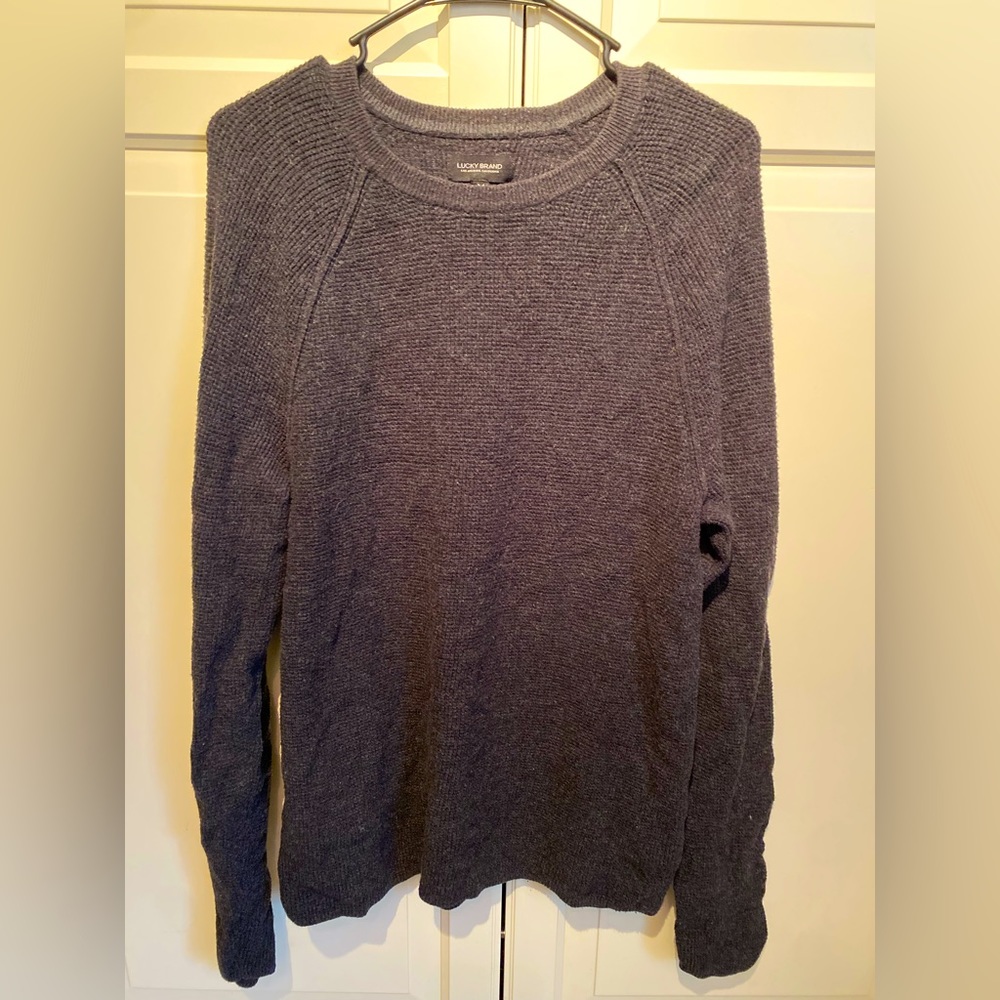 MENS LUCKY BRAND Medium Wool sweater for sale. EXCELLENT CONDITION